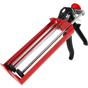 Dual Caulk Gun, Dual Component Caulking Gun, 400 mL/13.5 fl oz (1:1) Epoxy Hand Caulking Gun Dripless for Bond Adhesive Cartridge Applicator