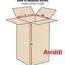 Aviditi 10 x 10 x 12 Corrugated Cardboard Boxes, Small 10"L x 10"W x 12"H, Pack of 25 | Shipping, Packaging, Moving, Storage Box for Home or Business, Strong Wholesale Bulk Boxes