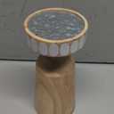HD Designs 8 in Wood Candle Holder