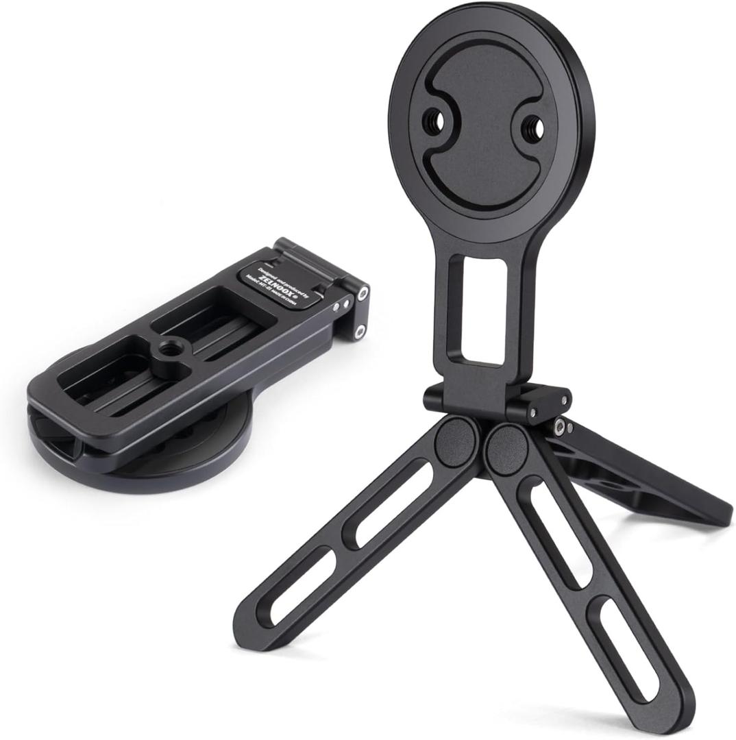 for MagSafe Pocket Tripod Stand  Magnetic Phone Stand for iPhone 16/15/14/13/12 Series | Adjustable Angle, 20 N52 Strong Magnets, Full Metal Build, Foldable & Mag Case Compatible
