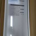 QEEIG Bathroom Shelves 24 inches Long Wall Shelf 24 x 9 inch Set of 2, White (008-60W) (23.6", B. White)