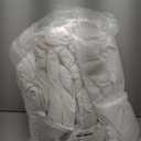 Goose Down Fiber Comforter King Size – All Season Naturally Breathable Down Comforters, Luxury Hotel Collection Duvet Insert with 8 Corner Tabs, Cotton Fabric & Baffle Box (White,65oz Fill)