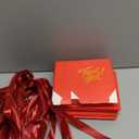 EQOREIIN Small Gift Bags, 70 Pack 4.5x1.8x3.9 Inches Mini Thank You Bags Red Kraft Paper Gift Bags with Bow Ribbon, Candy Bags for Birthday Wedding Baby Shower