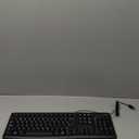 Logitech K120 Wired Keyboard for Windows, Plug and Play, Full-Size, Spill-Resistant, Curved Space Bar, Compatible with PC, Laptop - Black