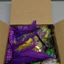 4 Pcs Mardi Gras Outfit for Women Carnival Real Feather Boa Wrap Costume Accessories Feather Cape Wrist Cuffs Mask