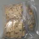 1000 Scrabble Letters for Crafts - Wood Tiles for DIY Gift Decoration - Making Alphabet Coasters and Crossword Game