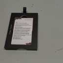 SPOTMINDERS Apple MFi Certified Wallet Tracker Works With Apple Find My Tracking Card for Wallet Card Rechargeable IP68 Waterproof 0.07in Slim iPhone Item Finder for Luggage Tags Purse Gifts for Women (Black (Pack of 1))