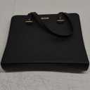 DEHITE Bible Bags for Women - Leather Bible Carrying Case - Pen Slots - Zippered Pocket - Premium PU Leather (Black Classic)