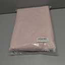 Blush Ruffle Diamond Fabric Curtain for Windows with Rod Pocket, 51 x 84 Inch, 2 Panels