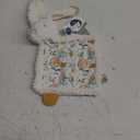 Mary Meyer Stuffed Animal Lovey Security Blanket, 12 x 12-Inches, Oatmeal Bunny