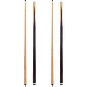 Pool Cue Sticks  42"/48"/58" Billiard Cues with 13mm Leather Tip  17oz/18oz Standard or 20oz Heavy  Set of 2 or 4  Durable 2-Piece Pool Sticks for Beginners, Adults, Home & Bar