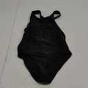 beautyin Girls Swimsuit Athletic One Piece Practice Swimwear Competition Bathing Suit
 (9-10 years, Black)