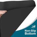 Grounding Mat, 11.8x27.6 Inch Grounding Mat for Bed, Earth Connected, Grounding Pad for Improving Sleep Helping to Eliminate Anxiety, Black