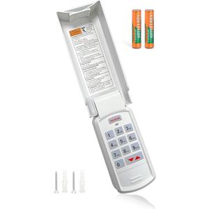 for Genie Garage Door Opener keypad Replacement, for Genie/Overhead/Intellicode/DIP Switch Garage Door Openers, Wireless Keypad Keyless Entry, for Model GK-R/OKP-BX etc. Safe & Secure Access