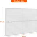 TORACK 4 PCS Metal 12 x 24 in Pegboard Panels, Tools Organizer Pegboards
