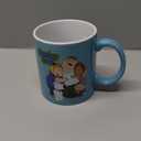 Silver Buffalo Family Guy Ceramic Mug Featuring Peter Griffin, Stewie Griffin, Meg Griffin, Brian Griffin, and Chris Griffin, 20 Ounces (Blue/Multi)