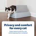 PetSafe ScoopFree Self-Cleaning Litter Box Privacy Hood Works with ScoopFree Pro Legacy & Smart Self-Cleaning Cat Litter Box, Perfect for Shy or Skittish Cats
