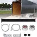 TSAP780 Ramp Door Spring Kit for 7' Wide Cargo Trailer - 80 lb Torsion Spring Repair Assembly with Cables and Drums - Replacement Rear Ramp Door Assist System for Cargo Enclosed Trailers