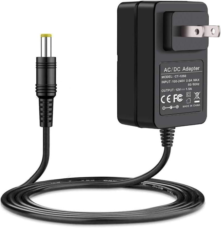 12V Power Cord for Sony BDP-BX370 BDP-S3700 BDP-S6700 BDP-S6500 BDP-S3500 BDP-S3200 BDP-S1700 BDP-S1500 BDP-S6500 BDP-BX320 AC-M1208UC Blu Ray DVD Player Power Supply Adapter