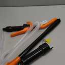 USB Electric Fuel Transfer Pump Battery Powered & Plug-In Power Supply, Portabel Gas Gasoline Transfer Pump For 5 Gallon Gas Can-Orange