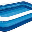 DIMAR GARDEN Inflatable Rectangular Swimming Pool for Kids or Adults (Max 79x59x203 Inch)