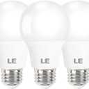 LE LED Light Bulbs 60 Watt Equivalent, 9W 800 Lumens Non-Dimmable, Daylight White 5000K, A19 E26 Standard Medium Base, 10000 Hour Lifetime 5 Count (Pack of 1)