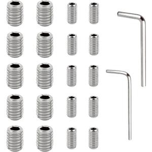 W11366418 Refrigerator Freezer Door Handle Mounting Set Screw - AM 1-5-1 - EA221008/EA230910 Compatible with Most Refrigerator Equipped with a Hexagonal Wrench for Installation, 10 Pcs