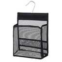 Xelsluthe Mesh Shower Caddy Hanging, PVC Bathroom Storage Bag for College Dorm, Gym, Swimming, RV And Travel, Black