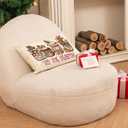 2 x JarThenaAMCS Christmas Pillow Cover Rectangle Gingerbread 12 x 20 Inch Xmas Coffee Throw Pillow Case Tis The Season Cushion Cover for Home Office