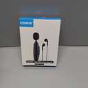 IceHeat Sound Amplifier for Seniors, Features Automatic Noise Reduction to Enhance Voices, Howling Suppression, Instant on-and-use Operation, and 7-Button Volume Adjustment (Jet black)