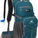 N NEVO RHINO Hydration Backpack, 18L Multipurpose Hiking Backpack with 3L Water Bladder, Water Backpack Insulated Hydration Pack Ideal for Hiking and Cycling