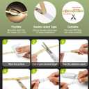COB LED Strip Lights 32.8ft, Dimmable White CCT Tunable 2300K-6500K, DC 24V High Lumen Cuttable LED Tape Light, 6080 LED 48W CRI 90, APP Remote Control, Music Mode, For Home DIY, Living Room, Bedroom