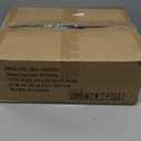 Small Footstool with Handle, Velvet Ottoman Foot Rest with Padded Seat, Curved Foot Stool with Wooden Legs, Portable Foot Rest for Living Room, Bedroom, Entryway, Peacock Blue