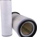 JZGRDN Inner & Outer Air Filter D5NN9601A D6NN9R500A Compatible with Ford New Holland 2600 2600 3000 3055 3100 3120 3150 3190 3600 3900 4000 4100 4600 4610 7100