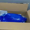 Affordura Boat Fender 4 Pack Boat Bumpers Fenders with 4 Ropes, Boat Bumpers for Pontoon Boat Fenders Inflatable (Blue, 6.5 inch)