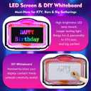 LED Letter Bottle Presenter,28 x23 in LED Bottle Service Sign,Programmable RGB LED Display Board with APP Controlled,Scrolling Text, for Club, Bars, Nightclubs, Parties