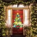 Felt Christmas Tree, 3.2FT Toddler Felt Christmas Tree with 32 Ornaments,Felts Xmas Tree Gifts