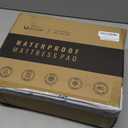 Unikome King Mattress Pad Waterproof, Ergonomic Quilted Mattress Topper for Back Pain Relief  Breathable Bed Cover with Deep Pocket (Fits 8-21 Inches), Noiseless & Machine Washable (Grey, 78x80)