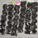 Wavy Senegalese Twist Crochet Braids 6packs/lot 14Inch 35Strands/Pack Synthetic Crochet Hair Curly Twist Braiding Hair (14 Inch, 4#)