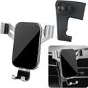 LUNQIN Car Phone Holder for Hyundai Tucson 2022 2023 2024 and Hyundai Santa Cruz 2022-2024 Auto Interior Accessories Best Cell Phones Mount Cellphone Mobile Cradle Charging Navigation GPS Screen Stand