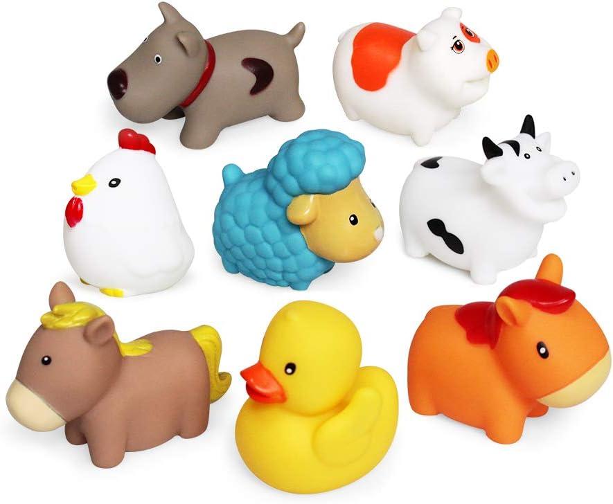 Bath Farm Toys - Floating Bath Time Toys for Toddlers - Bathtub Learning
