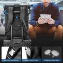 Kingsons Travel Laptop BackpackAnti Theft Business Backpack for Men Womens Lightweight Waterproof Backpacks Computer Bag Fits 15.6 Inch Laptop and Notebook