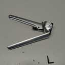 Dreamfarm Garject 2-In-1 Garlic Peeler, Garlic Press & Mincer with Garlic Peel Ejector, Chrome-Plated Zinc - Black