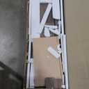 Sauder Harbor View Home Office Computer Desk with Hutch, Keyboard Tray, in Salt Oak finish