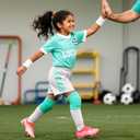 AMZZPIK Kids Soccer Cleats for Little/Big Kid Size 11C-6Y Youth Professional Cleat for Boys and Girls (Light Pink)