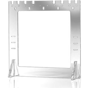 RENIAN Jewelry Photography Props Board Acrylic Frame Tabletop Stand for Studio Shooting Necklaces, Stud Earrings and Earrings Drop Dangle Display Holder