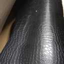 4/4 Full Size Violin Case, Plush Interior Wooden Hard Case With Hygrometer, Crocodile Pattern Leather Bulge Surface Case (Black)