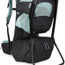 Thule Sapling Child Carrier Backpack - Machine Washable Seat - Self-Standing Frame - Adjustable padded straps for parents - Ergonomic seat with under-leg support for child - UPF 50 Sunshade