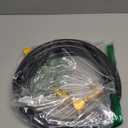 Dunkive 1 Pack 12FT RV Propane Quick Connect Hose Kit with 1/4'' Y Splitter Adapter, Compatible with Gas Grill, Heater, Stove, Dual Appliance Use for Camping, Trailer, Outdoor Cooking