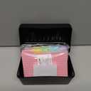 Olivo 3x5 Index Card Holder Box with 100 Cards Dividers Tabs 3"x 5", Black